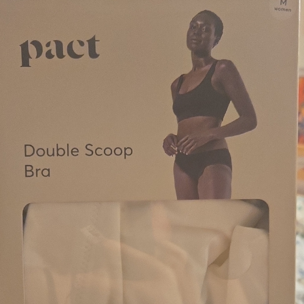 Pact Scoop Bra in Light Beige